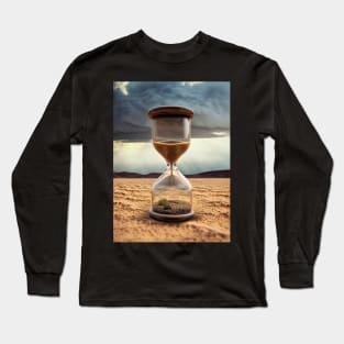 Hourglass in the desert Long Sleeve T-Shirt